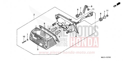 FANALE POSTERIORE CB1000FT di 1996